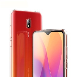 Силиконовый чехол для Xiaomi Redmi 8A TPU 1мм Прозрачный глянцевый