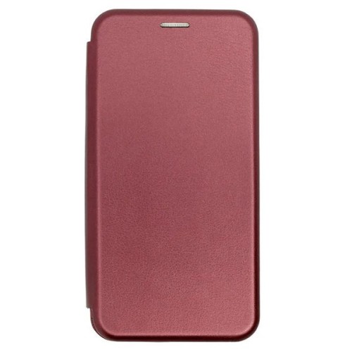 Чехол книжка для Xiaomi Redmi 9 Book Cover Бордовый