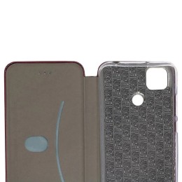 Чехол книжка для Xiaomi Redmi 9 Book Cover Бордовый