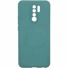 Силиконовый чехол для Xiaomi Redmi 9 TPU 1мм с защитой камеры Бирюзовый