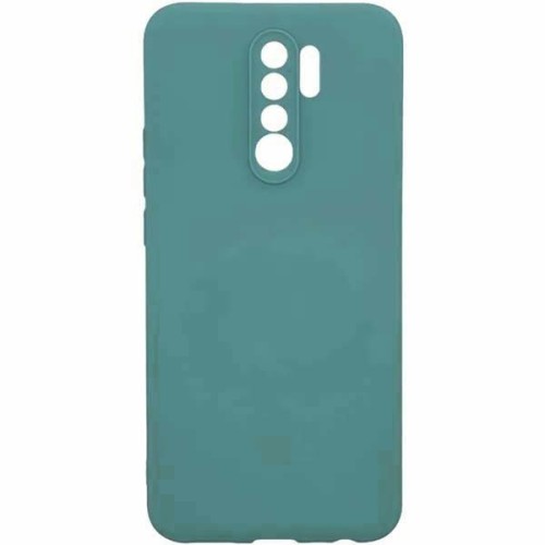 Силиконовый чехол для Xiaomi Redmi 9 TPU 1мм с защитой камеры Бирюзовый
