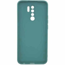Силиконовый чехол для Xiaomi Redmi 9 TPU 1мм с защитой камеры Бирюзовый