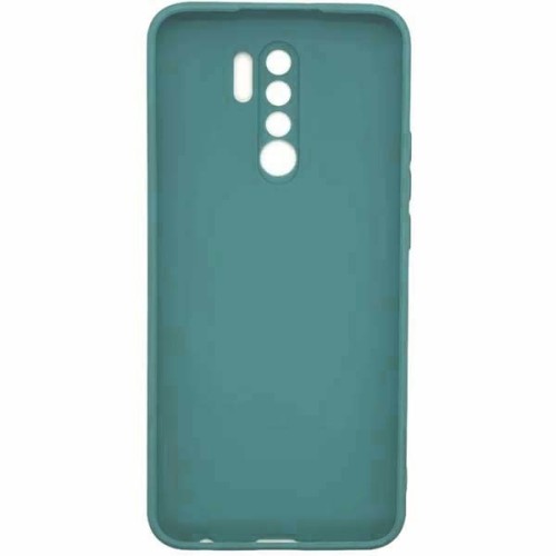 Силиконовый чехол для Xiaomi Redmi 9 TPU 1мм с защитой камеры Бирюзовый