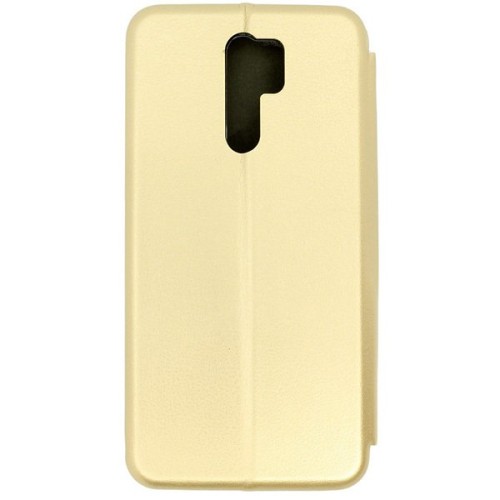 Чехол книжка для Xiaomi Redmi 9 Book Cover Золотой