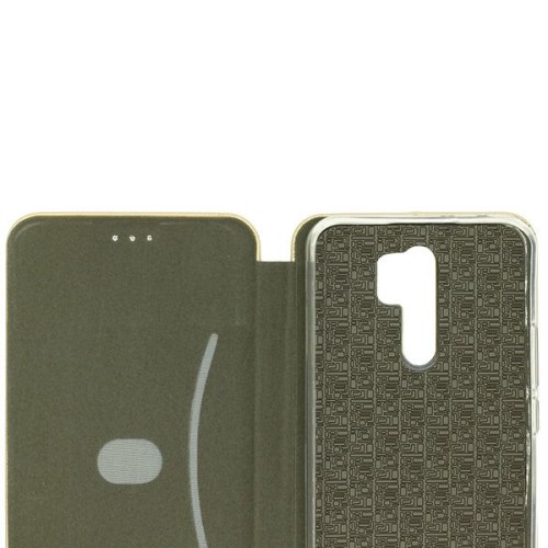 Чехол книжка для Xiaomi Redmi 9 Book Cover Золотой