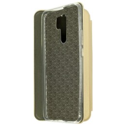 Чехол книжка для Xiaomi Redmi 9 Book Cover Золотой