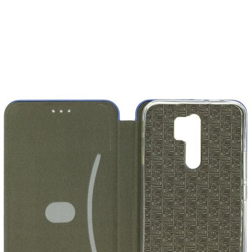 Чехол книжка для Xiaomi Redmi 9 Book Cover Синий