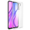 Силиконовый чехол для Xiaomi Redmi 9 TPU 1мм с защитой камеры Прозрачный глянцевый