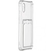 Силиконовый чехол для Xiaomi Redmi 9A Silicone Card Holder Case Прозрачный