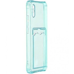 Силиконовый чехол для Xiaomi Redmi 9A Silicone Card Holder Case Мятный
