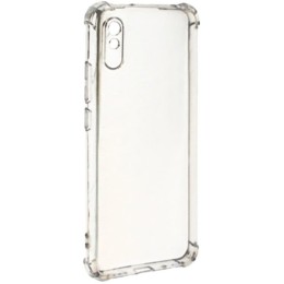 Силиконовый чехол для Xiaomi Redmi 9A TPU 1.5мм с усиленными углами и защитой камеры Прозрачный