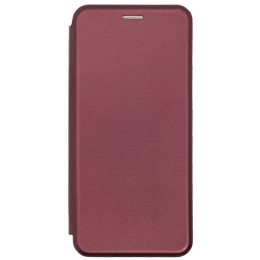 Чехол книжка для Xiaomi Redmi 9A Book Cover Бордовый