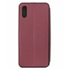 Чехол книжка для Xiaomi Redmi 9A Book Cover Бордовый