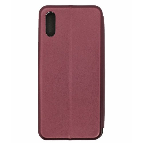 Чехол книжка для Xiaomi Redmi 9A Book Cover Бордовый