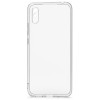 Силиконовый чехол для Xiaomi Redmi 9A TPU 1мм с защитой камеры Прозрачный глянцевый
