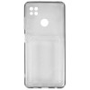 Силиконовый чехол для Xiaomi Redmi 9C iBox Crystal с картхолдером и защитой камеры Прозрачный