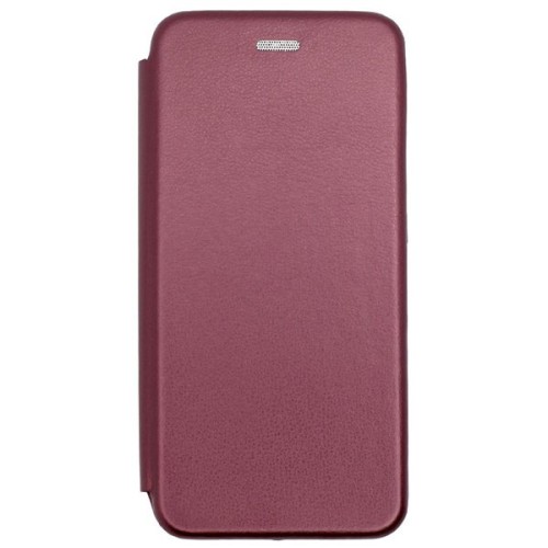 Чехол книжка для Xiaomi Redmi 9C Book Cover Бордовый