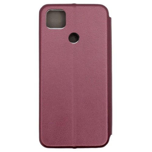 Чехол книжка для Xiaomi Redmi 9C Book Cover Бордовый