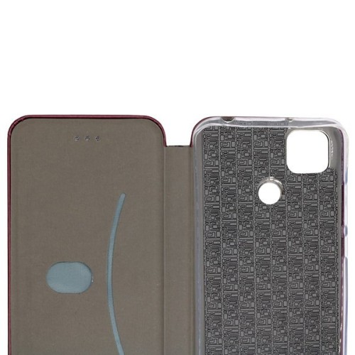 Чехол книжка для Xiaomi Redmi 9C Book Cover Бордовый