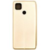 Чехол книжка для Xiaomi Redmi 9C Book Cover Золотой