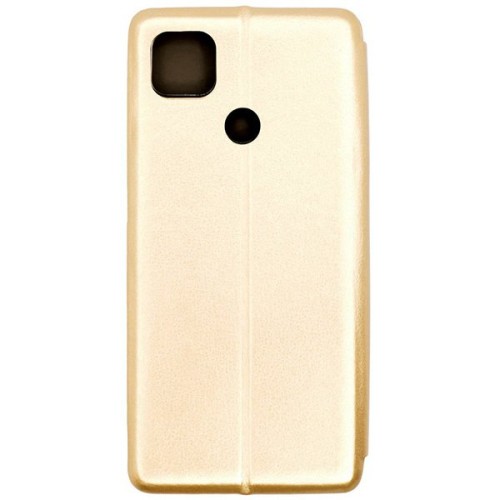 Чехол книжка для Xiaomi Redmi 9C Book Cover Золотой