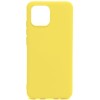 Силиконовый чехол для Xiaomi Redmi A1 Soft Matte с микрофиброй Желтый