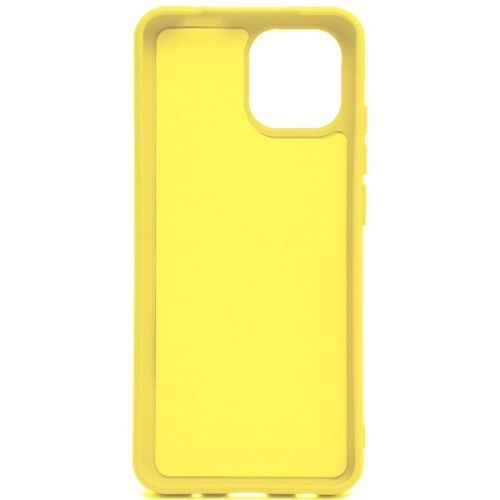 Силиконовый чехол для Xiaomi Redmi A1 Soft Matte с микрофиброй Желтый