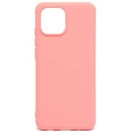 Силиконовый чехол для Xiaomi Redmi A1 Soft Matte с микрофиброй Пыльно розовый