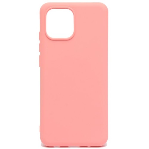Силиконовый чехол для Xiaomi Redmi A1 Soft Matte с микрофиброй Пыльно розовый