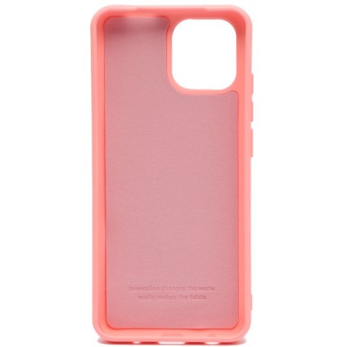 Силиконовый чехол для Xiaomi Redmi A1 Soft Matte с микрофиброй Пыльно розовый