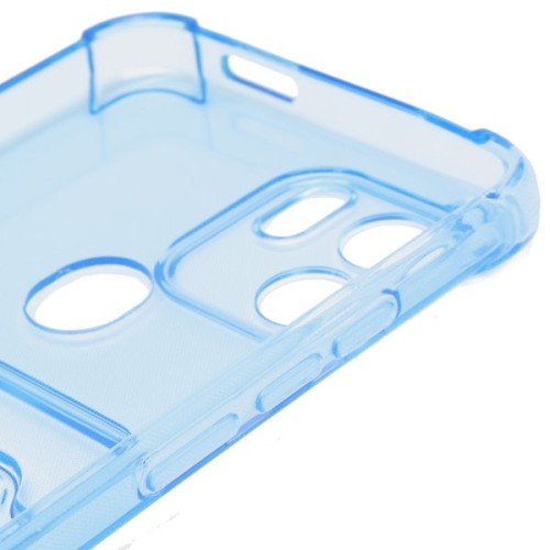 Силиконовый чехол для Xiaomi Redmi A1+ Silicone Card Holder с защитой камеры Голубой