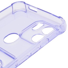Силиконовый чехол для Xiaomi Redmi A1+ Silicone Card Holder с защитой камеры Сиреневый