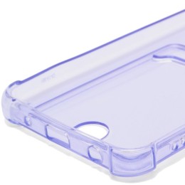 Силиконовый чехол для Xiaomi Redmi A1+ Silicone Card Holder с защитой камеры Сиреневый