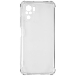 Силиконовый чехол для Xiaomi Redmi Note 10 iBox Crystal противоударный с усиленными углами Прозрачный