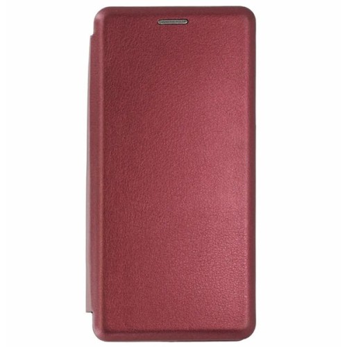 Чехол книжка для Xiaomi Redmi Note 10 Book Cover Бордовый
