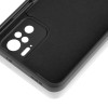 Силиконовый чехол для Xiaomi Redmi Note 10 Soft с микрофиброй Черный
