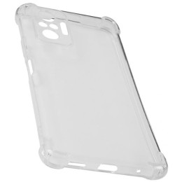 Силиконовый чехол для Xiaomi Redmi Note 10 Pro iBox Crystal противоударный с усиленными углами Прозрачный