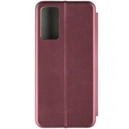 Чехол книжка для Xiaomi Redmi Note 11 Book Cover Бордовый