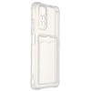 Силиконовый чехол для Xiaomi Redmi Note 11 Silicone Card Holder Case Прозрачный