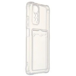 Силиконовый чехол для Xiaomi Redmi Note 11 Silicone Card Holder Case Прозрачный