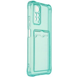 Силиконовый чехол для Xiaomi Redmi Note 11 Silicone Card Holder Case Мятный