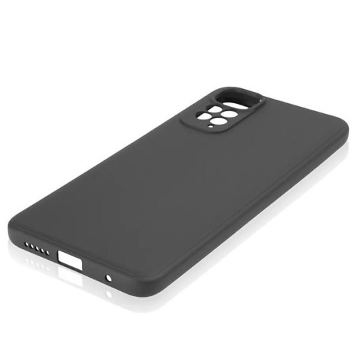 Силиконовый чехол для Xiaomi Redmi Note 11S TPU 1мм защитой камеры Черный