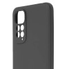Силиконовый чехол для Xiaomi Redmi Note 11S TPU 1мм защитой камеры Черный