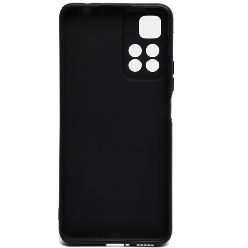 Силиконовый чехол для Xiaomi Redmi Note 11S 5G TPU 1мм с защитой камеры Черный