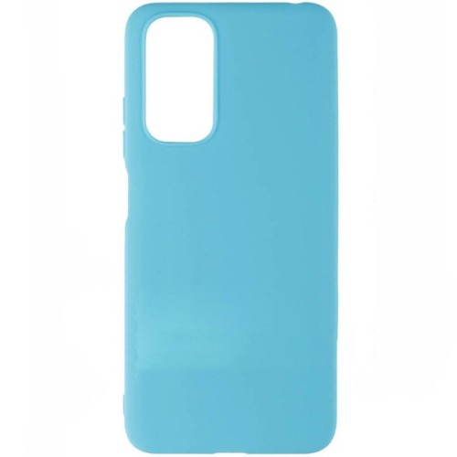 Силиконовый чехол для Xiaomi Redmi Note 11 Pro Soft Matte Голубой