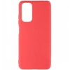 Силиконовый чехол для Xiaomi Redmi Note 11 Pro Soft Matte Красный