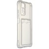 Силиконовый чехол для Xiaomi Redmi Note 11 Pro Silicone Card Holder Case Прозрачный