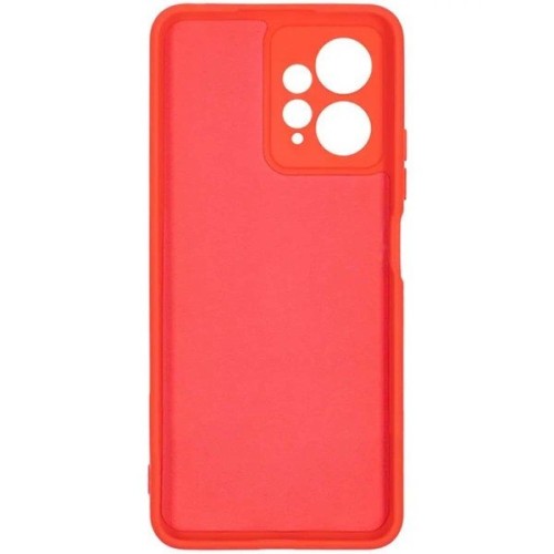 Силиконовый чехол для Xiaomi Redmi Note 12 4G Soft Matte с микрофиброй Красный