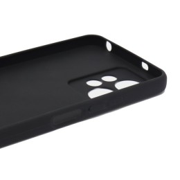 Силиконовый чехол для Xiaomi Redmi Note 12 4G TPU 1мм с защитой камеры Черный