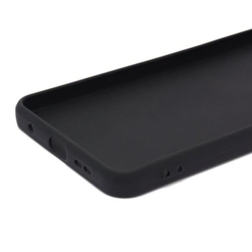 Силиконовый чехол для Xiaomi Redmi Note 12 4G TPU 1мм с защитой камеры Черный